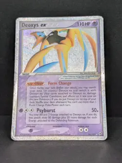 Deoxys ex (Attack Forme) 98/107 Deoxys Holo Rare Pokemon TCG Nintendo MP+ - Image 3