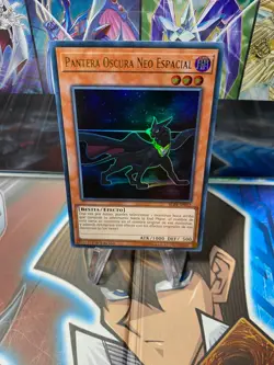Yu-Gi-Oh! Neo-Spacian Dark Panther BLRR-SP052 1st Edition Ultra Rare Spanish NM - Image 1