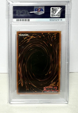 2002 YuGiOh MYSTICAL MOON 1st Ed. PSA 9 LOB-094 The Legend of Blue-Eyes White - Image 2