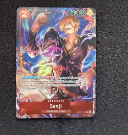 Pre Errata One Piece Romance Daw Sanji Parallel Alt Art R OP01-013 Card English - Image 1