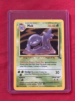 Muk 13/62 Holo Shiny Card Excellent Condition Pokemon (T73) - Image 1