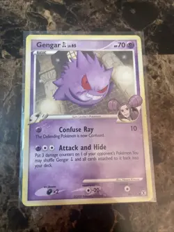 Pokemon TCG Gengar GL 40/111 Nonholo Uncommon Card Rising Rivals 2009 - Image 1