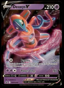 Pokemon TCG SWSH: Sword & Shield Promo Cards #SWSH266 Deoxys V Holo NM - Image 1