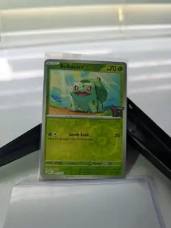 Bulbasaur 001/165 Misc Cards & Products Promo Best Buy Exclusive SEALED - Image 1