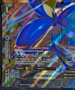 Pokemon TCG Greninja V-Union Holo Card Set of 4 SWSH Promo Cards SWSH155-158 - Image 2