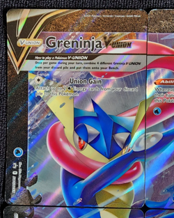 Pokemon TCG Greninja V-Union Holo Card Set of 4 SWSH Promo Cards SWSH155-158 - Image 3