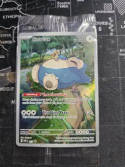 Snorlax 051 Promo Card SV Scarlet & Violet 151 Promo Holo. Sealed - Image 1