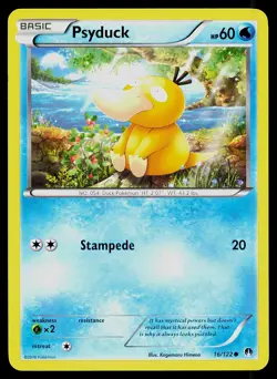 Pokemon Card Psyduck 16/122 BREAKpoint Common - Image 1