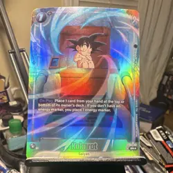 Bandai Dragon Ball Super Kakarot FS05-03 SR Holo Foil Battle Card EN - Image 1