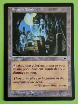MTG ANCIENT TOMB x1, Tempest. Excellent. Reserved List, PRE MODERN, Vintage - Image 1