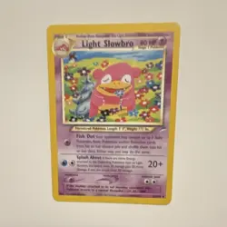 Pokemon TCG Light Slowbro 53/105 Neo Destiny Uncommon Unlimited 80 HP - Image 1