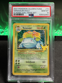 2021 | Pokemon Celebrations | Classic Collection Venusaur Holo | 15/102 | PSA 10 - Image 1
