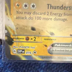 The Pokemon Company Ampharos ex 016 SV Promo Holo English 2023 330HP - Image 2