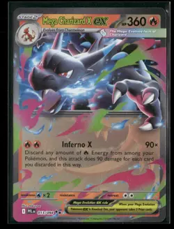 Mega Charizard X ex 013/094 Double Rare Phantasmal Flames NM/M Pokemon - Image 1