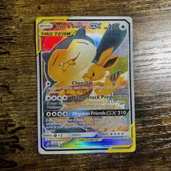 Pokemon Eevee & Snorlax GX SM169 TAG TEAM Promo Holo English 270 HP - Image 1