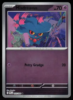 Misdreavus 035/094 Common Phantasmal Flames Pokemon Reverse Holo Near Mint - Image 1