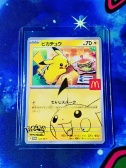 Pikachu 020/M-P McDonald's Promo Japanese 2025 Pokemon PACK FRESH NM ✅🔥 - Image 2