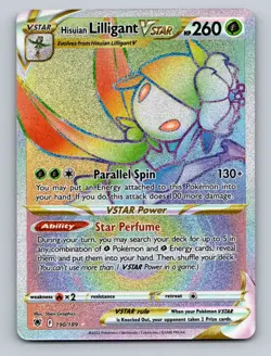 Pokemon TCG Hisuian Lilligant VSTAR (Secret) Holo Secret Rare SWSH10: Astral Rad - Image 1