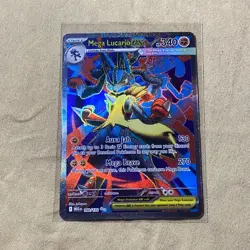 Pokemon TCG Holo Ultra Rare Full Art Mega Lucario EX 160/132 mint - Image 2