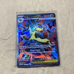 Pokemon TCG Holo Ultra Rare Full Art Mega Lucario EX 160/132 mint - Image 3