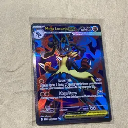 Pokemon TCG Holo Ultra Rare Full Art Mega Lucario EX 160/132 mint - Image 4