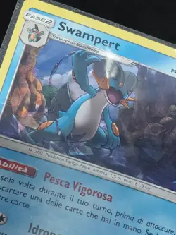 Pokemon Swampert 35/168 Italian Celestial Storm Cracked Ice Holo - Image 2