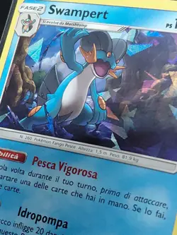Pokemon Swampert 35/168 Italian Celestial Storm Cracked Ice Holo - Image 3