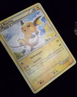 Pokemon TCG (Italian) - RAICHU #33 - HEARTGOLD SOULSSILVER UNDAUNTED (2010) - MP - Image 2