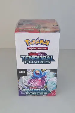 Pokemon TCG Temporal Forces Half Booster Box (18 Packs) - New & Sealed ✨ - Image 1