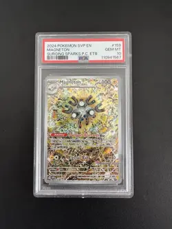 PSA 10 Magneton SVP 159 Pokemon Center Stamped Promo | Surging Sparks GEM MINT ✅ - Image 1