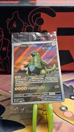 Pokemon Scarlet & Violet Black Star Promo Iron Thorns Sealed SVP 098 - Image 1