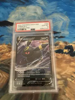 PSA 10 Pokemon TCG 2022 Sword & Shield SWSH203 Umbreon V Black Star Promo Holo - Image 1