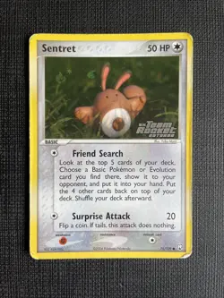 Sentret EX Team Rocket Returns Reverse Holo 75/109 Pokemon 2004 - PLAYED - Image 1