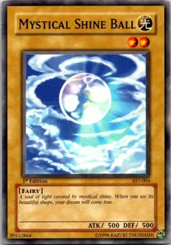 Mystical Shine Ball AST-004 Yu-Gi-Oh! Light Play 1st Edition - Image 1