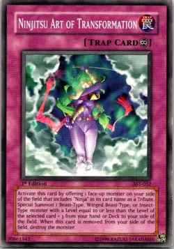 Ninjitsu Art of Transformation AST-052 Yu-Gi-Oh! Light Play 1st Edition - Image 1