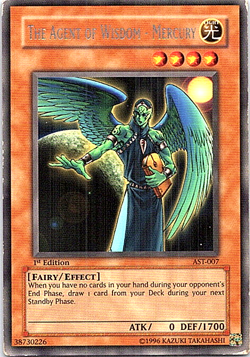 The Agent Of Wisdom - Mercury AST-007 Yu-Gi-Oh! Heavy Play 1st Edition - Image 1