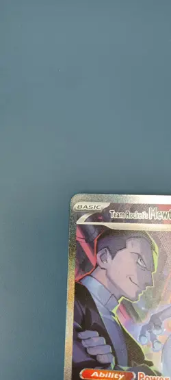 Pokemon TCG Destined Rivals Team Rocket's Mewtwo EX Full Art Card 231/182 NM - Image 3