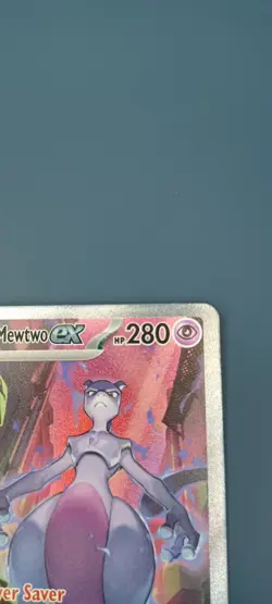 Pokemon TCG Destined Rivals Team Rocket's Mewtwo EX Full Art Card 231/182 NM - Image 4