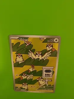 Pidgey 207/197 [NM] - Pokemon TCG Obsidian Flames Illustration Rare English - Image 3