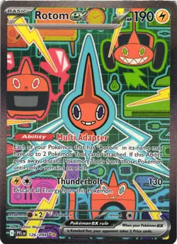 ROTOM EX 126/094 SPECIAL ILLUSTRATION RARE PHANTASMAL FLAMES POKEMON NEAR MINT - Image 2