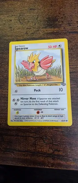 Spearow 62/64 Common Jungle Pokemon Near Mint - Image 1