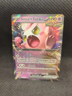 Pokemon TCG Twilight Masquerade Scream Tail EX Double Rare Holo Card 094/167 - Image 1