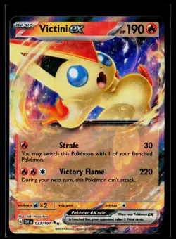 Victini ex - Double Rare NM # 033/197 Pokemon OBF - Image 1