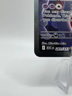 Pokemon TCG Team Rocket’s Mewtwo ex 281/217 SIR Ascended Heroes NM - Image 5