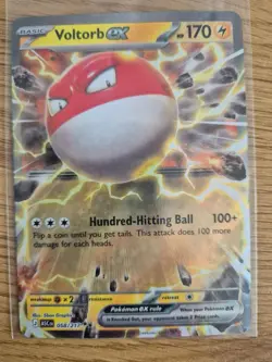 Voltorb ex 058/217 Double Rare Ascended Heroes Pokemon Near Mint - Image 1