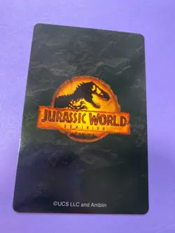 Jurassic World Dominion Playing Card Therizinosaurus 10 of Clubs Japanese F/S - Image 4
