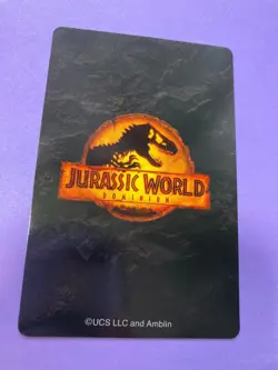 Jurassic World Dominion Playing Card Therizinosaurus 10 of Clubs Japanese F/S - Image 5