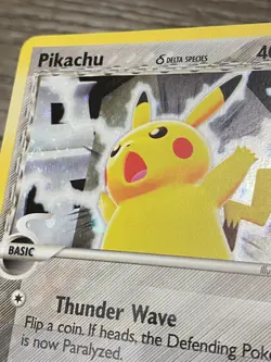 Pokemon Pikachu 035 Delta Species Holo ENG 2006 Basic Promo LP SWIRL - Image 2