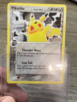 Pokemon Pikachu 035 Delta Species Holo ENG 2006 Basic Promo LP SWIRL - Image 3