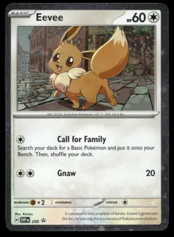 Eevee (Cosmos Holo) SVP 200 Holo P Scarlet & Violet Promo Pokemon Holo NM - Image 1